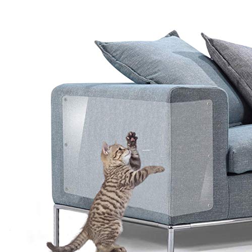 Galaxer Katzen-Kratzschutz 2 in 1 Flexibler Transparenter Kratzschutz Schutz Möbel vor Katzen...