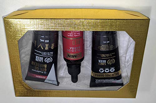 Presente masculino - Kit Gel de Barbear + Balm Pós Barba + Óleo para Barba (Lager Beer)