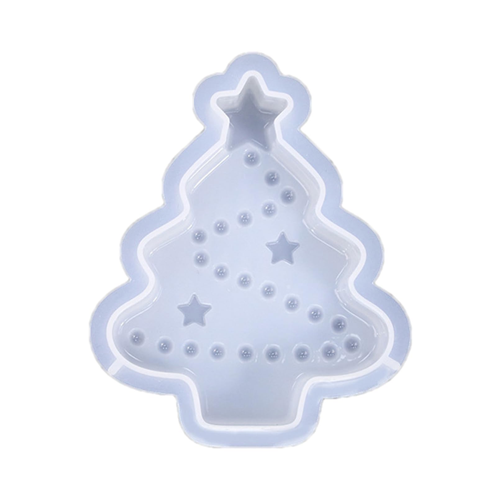 Bottone Silicone Molds Christmas Tree Molds Plaster Ornament Castings Baking Craft Supplies Silicone Clay Scented Ornament