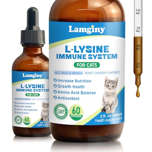 Lysine Supplement for Cat, Immune Support for Cats, with L-Lysine