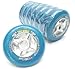 HYPER Wheels K2 Fila Salomon Lot de 8 autocollants Bleu 104 mm 89A