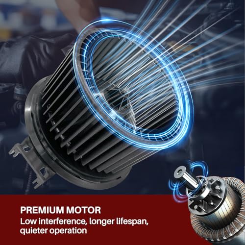 Image of 700225 AC Heater Blower Motor Fan Assembly Fit for Ford Expedition 2007-2008, for Lincoln Navigator 2007-2008 7L1Z19805D, FO3126131