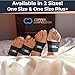 Copper Compression Arch Support - 2 Pain Relief Foot Care Brace Sleeves for Plantar Fasciitis, Heel Spurs - Wide & Narrow Feet - Flat Feet & Fallen Arches, High Arch - One Size - 1 Pair Black