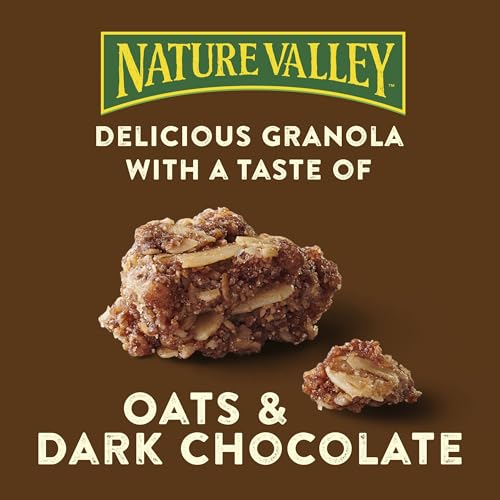 Image of Nature Valley Crunchy Granola, Oats and Dark Chocolate Granola, Resealable Snack Pouch, 16 oz