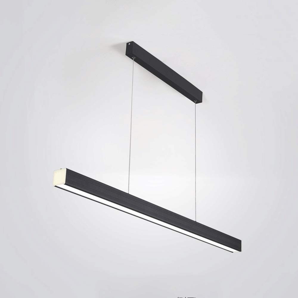 Nordic Restaurant Kroonluchter Moderne Minimalistische Led Strip Licht Hout Creatieve Japanse Stijl Log Bar Lamp Eenvoudige Log Strip Eetkamer Eettafel Kroonluchter