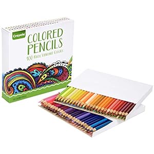 Crayola Adult Colored Pencils (100ct), Premium Coloring Pencils, Gifts for Teens & Adults, Great for Adult Coloring…