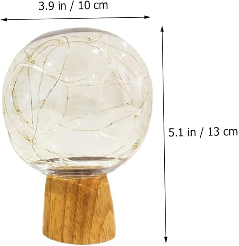 Miniatura 4 de Homoyoyo 3 unids estrella noche luz LED decoración luna decoración lamparas de mesa para estrella lámpara noche noche lámpara de cristal niñas