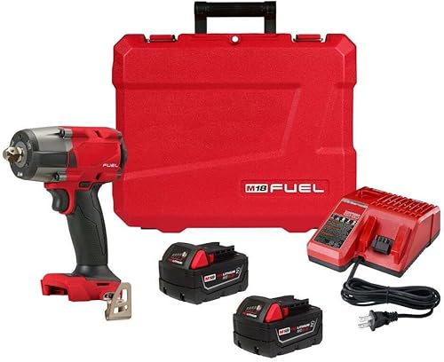 Impacto, impacto de 12", llave de impacto de 12", destornillador de impacto, para Milwaukee 2962p-22R M18 Fuel 18v 12" Llave de impacto de par medio