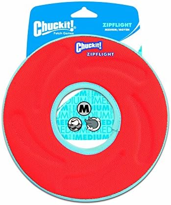 Chuckit Zipflight Flying Disc Dog Toy. Medium (8.5). Assorted