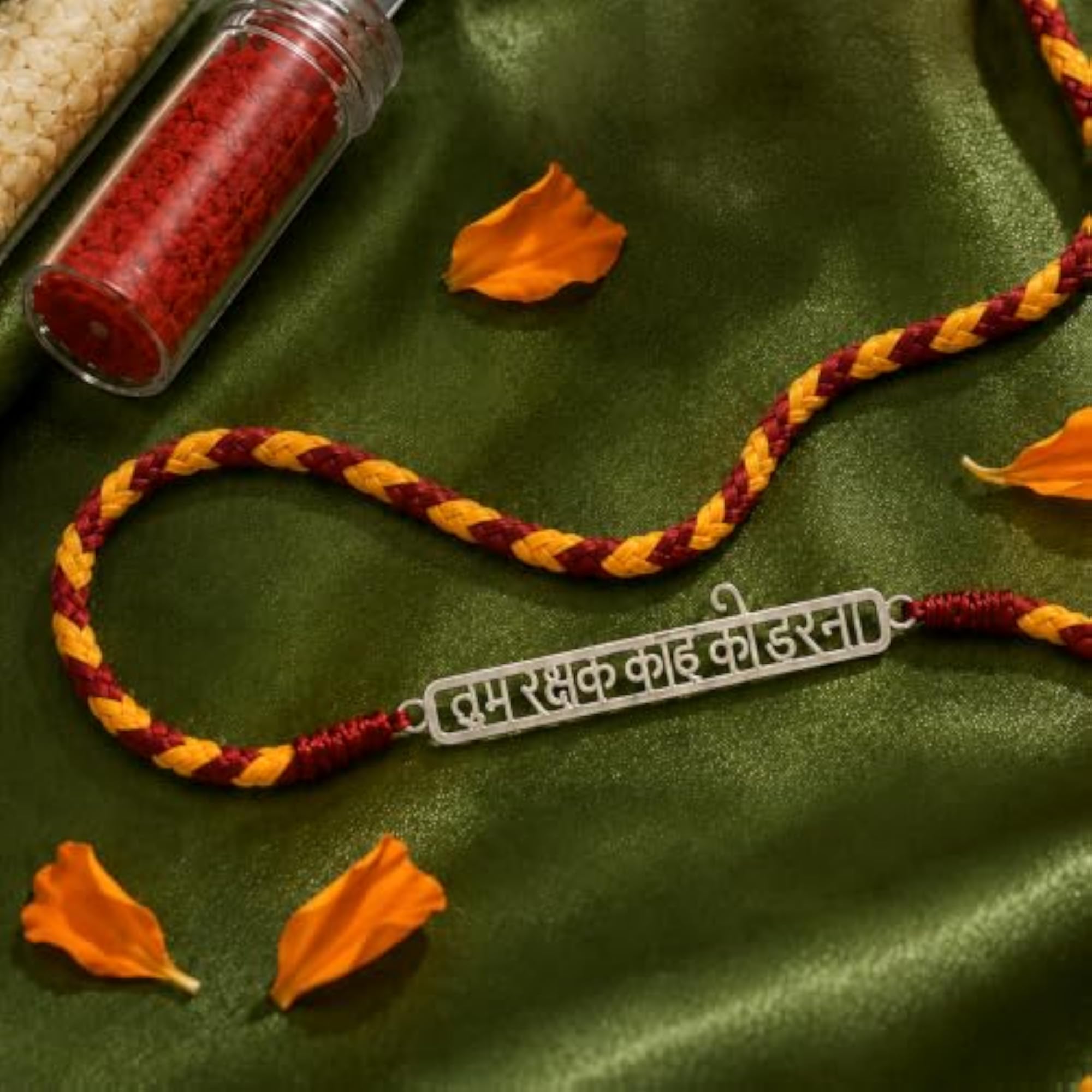 925 Sterling Silver God Blessings Bracelet with Hanuman Chalisa