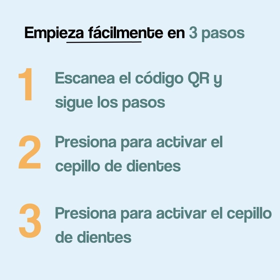 Y-Brush – Cepillo de dientes eléctrico – Cepillo en Y – 3 meses de duración – Pack NylonBlack Premium