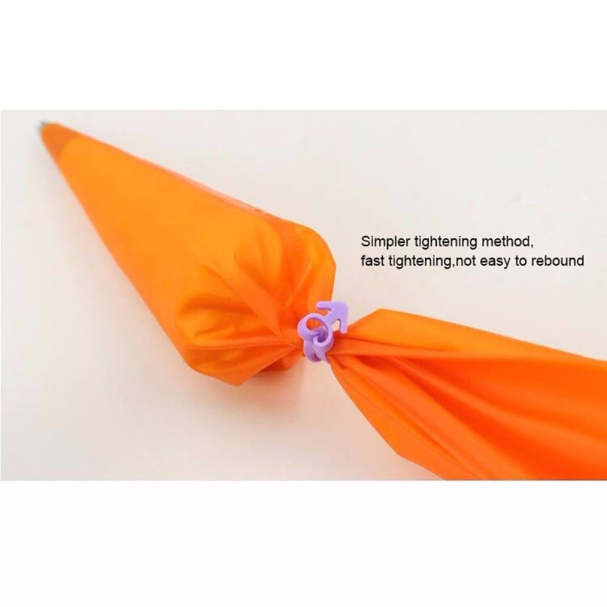 MUCKLILY 12pcs Pipe Bag Sealing Ring Cake Piping Bags Wrappers Cake Decorating Frosting Icing Bag Sealing Sealings Cake Bag Sealing Cake Decorating Icing Bag Ring Purple