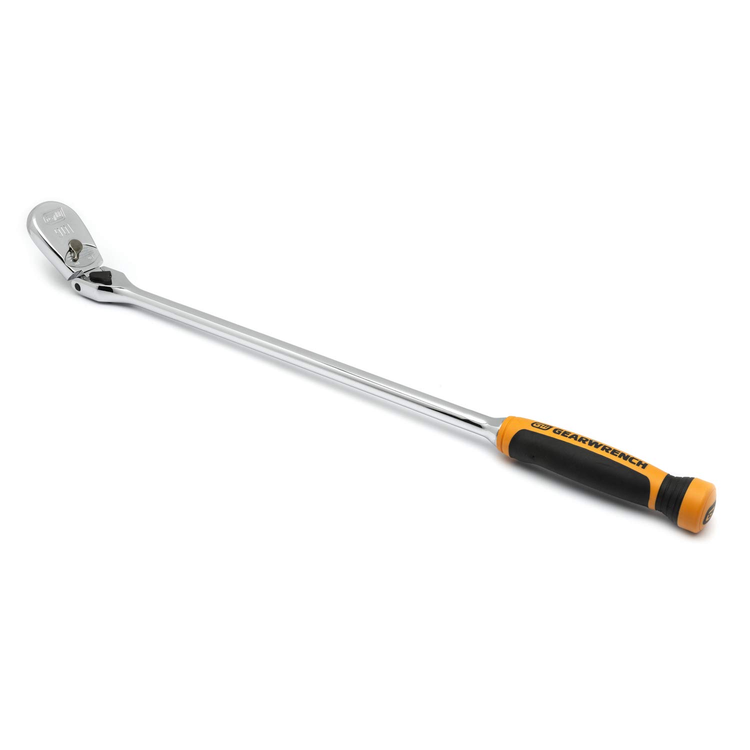 GEARWRENCH Napęd 1/5.1 cm 90 zębów podwójny materiał blokujący elastyczna głowica łezka grzechotka 61.0 cm - 81372T, Multi, jeden rozmiar