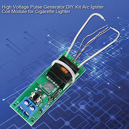 Image of High Voltage Pulse Generator DC 3-5V Working Frequency 20khz-25khz Super Ignition Coil Module Set DIY Kit for Cigarette Lighter