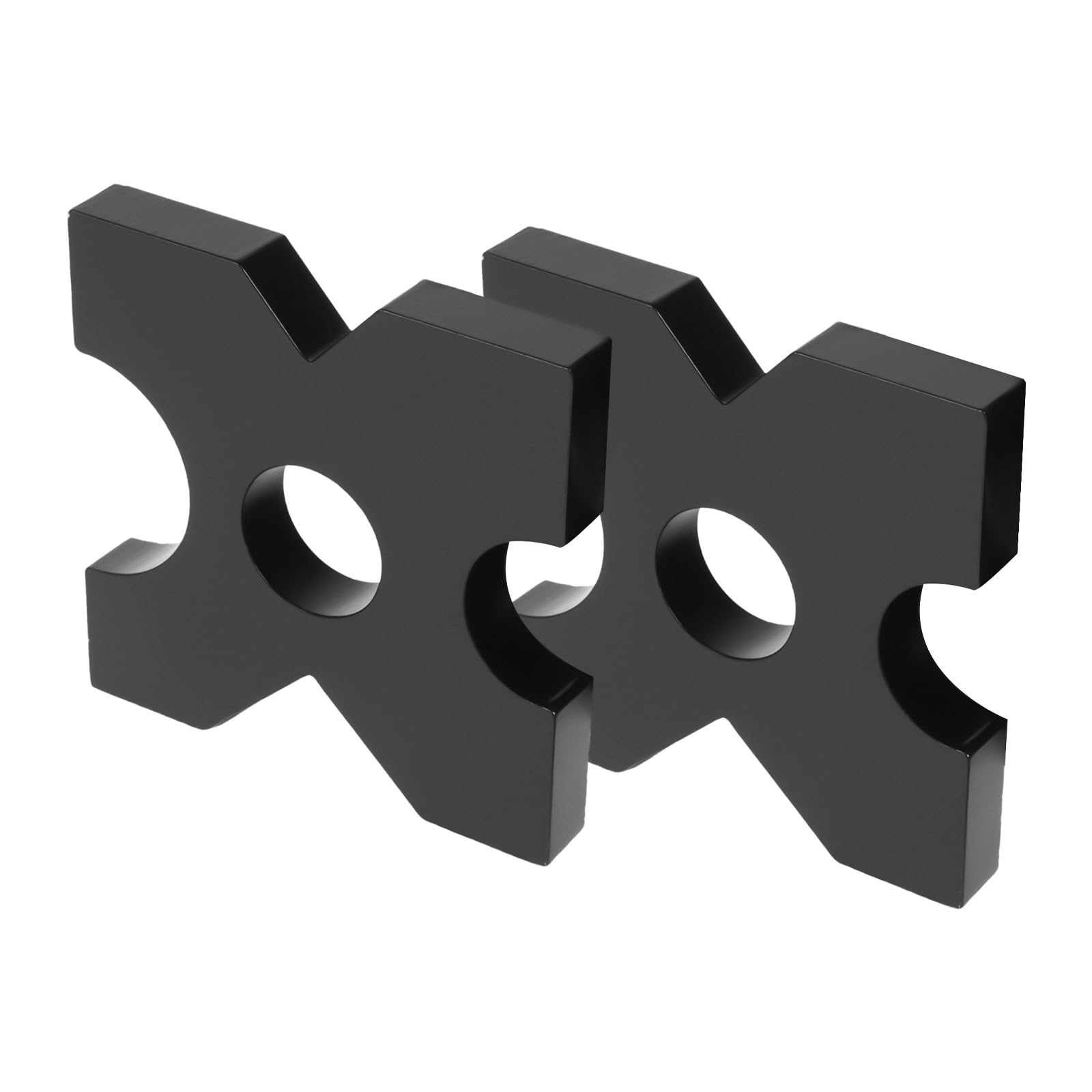 Piastra pressa per telaio H pressa idraulica 20T e 32T in metallo per pressa da officina, 1 paio di piastre idrauliche per carichi (18 x 18 x 2,5 cm)