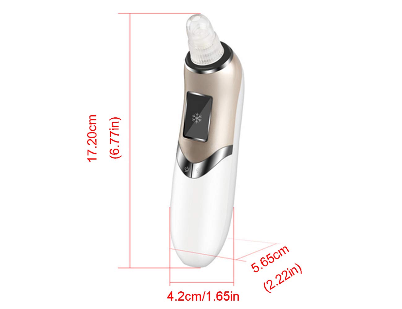 Piel belleza poro limpiador multifuncional caliente y Cool espinilla remover Elitzia ET0720