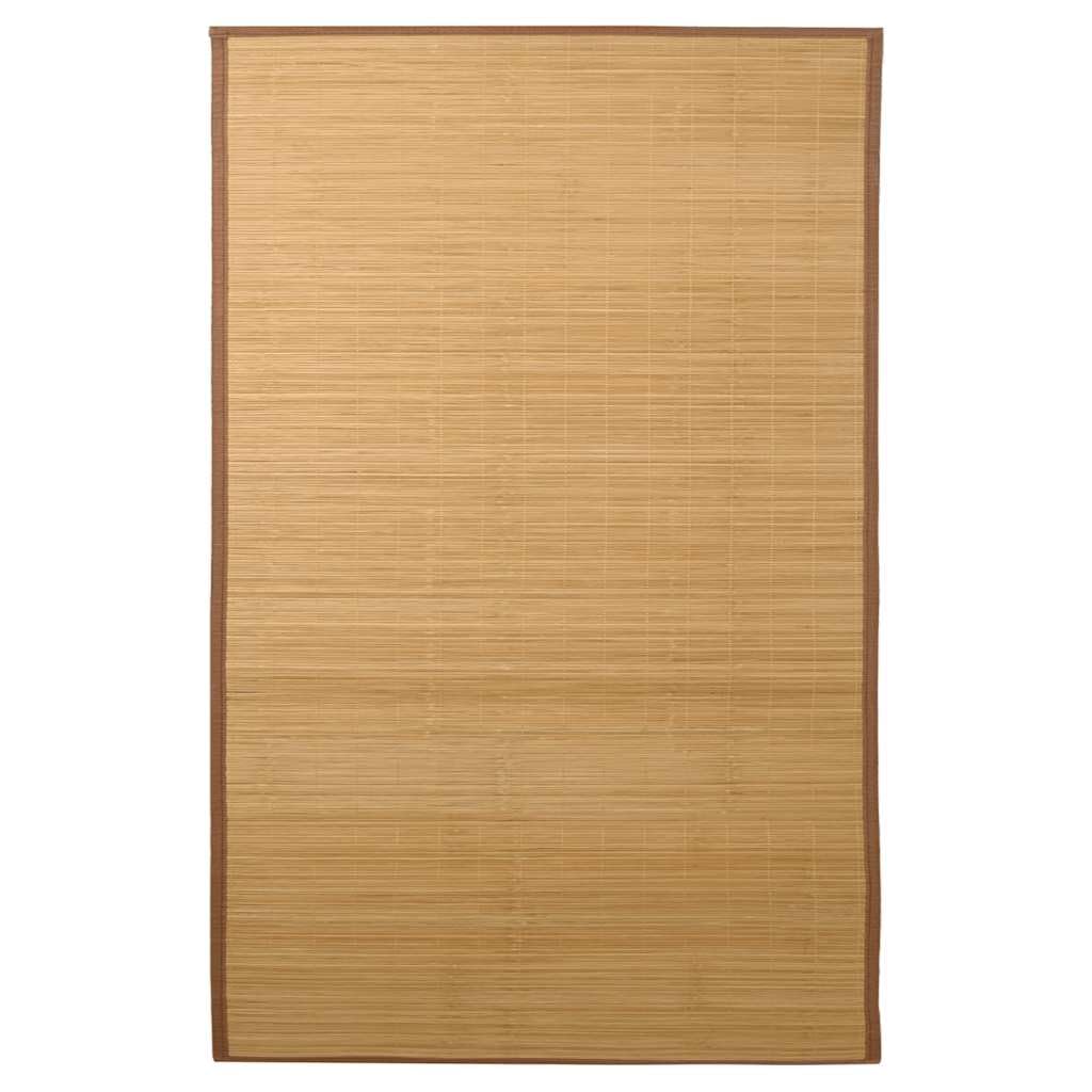 Tapis en bambou pour salon moderne et décoration chaleureuse