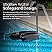 Betta SE Plus - Solar-Powered Robotic Pool Skimmer with 24/7 Continuous Cleaning Power, Dual Charging Options, Twin Salt Chlorine Tolerant Motors, and Shallow Water Safeguard
