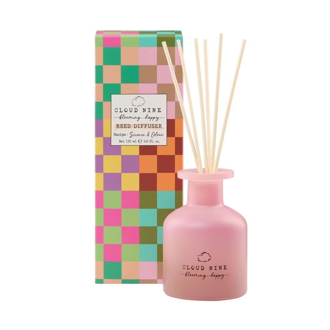 Heathcote & Ivory Reed Diffuser 120ml, Uplifting Essential Oils, Citrus Scent, Home Fragrance, Mood Booster, Vegan and Cruelty Friendly, Beauty Housewarming Gift