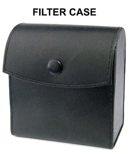 KIT Filtro UV CPL FLD e case para lente com rosca de 49mm