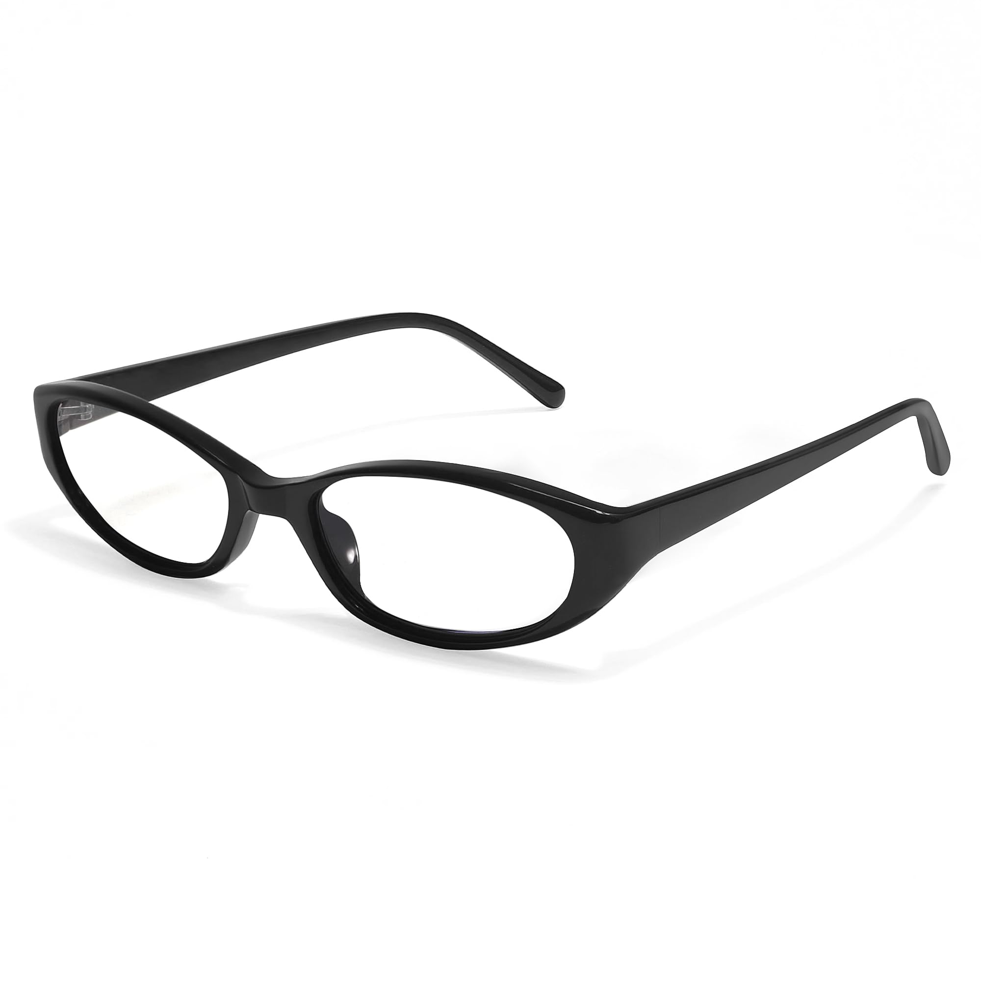 Retro Oval Sunglasses for Women 2026 90s Small Chic Cat Eye Sun Glasses Sunnies Lightweight Shades-image-27