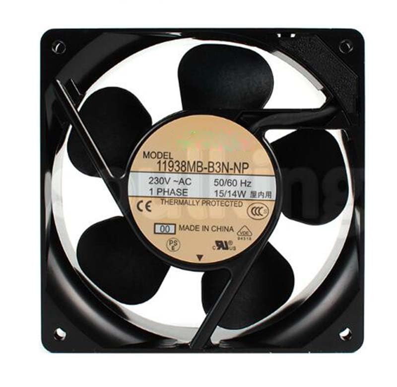 Ventilateur thermique protégé 230V 120mm haut rendement à double broche métallique