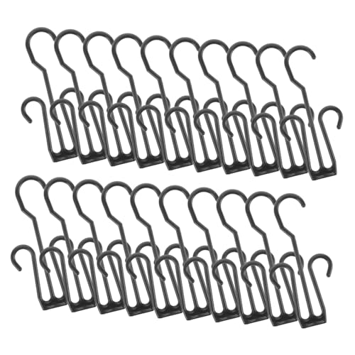 VALICLUD 20Pcs Shoe Drying Hooks Multi Functional Hangers for Shoes Towels and More and Sturdy Storage for Home Use for Slippers and Footwear Display