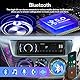 1 Din Autoradio DAB+ - Radio mit Bluetooth DAB Plus mit FM Radio, USB Disk/AUX/TF Anschluss, Ausschaltspeicher, Audioaufnahme, Lenkradsteuerung