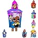 Poncho de bain à capuche pour enfant - 55x110cm - Différents motifs - Roi Lion, Pyjamasques, Batman, Minnie Mouse, Cars, LOL Surprise, Top Wings, Sam - Poncho de bain - Poncho de bain (LOL Surprise)