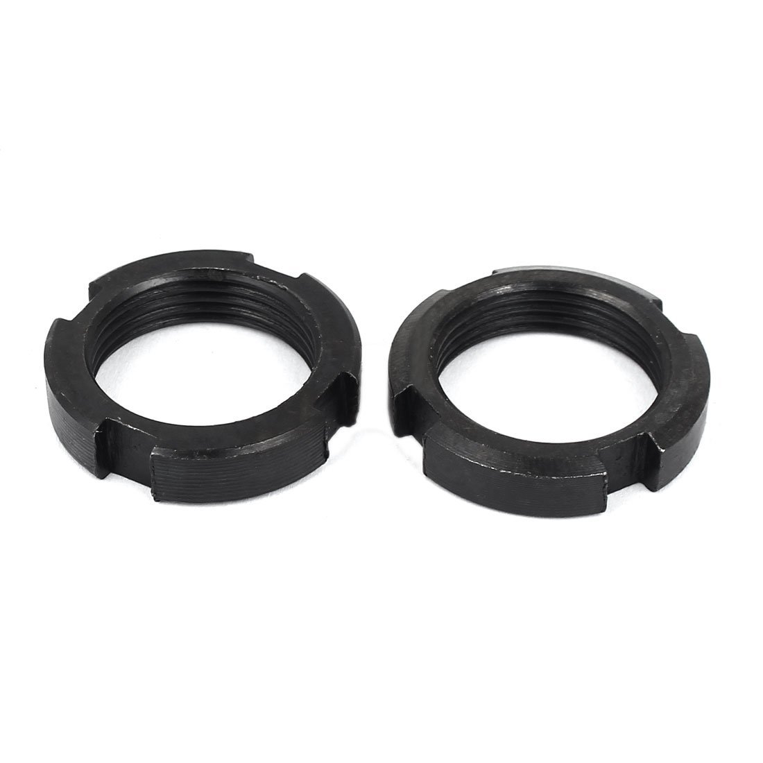 ELECTROPRIME M25 x 1.5mm Pitch Carbon Steel Slotted Round Nuts DIN
