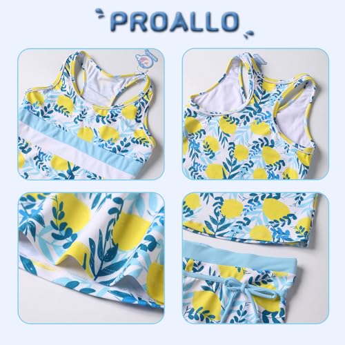 Image of Little Girls' Summer Swimwear Two Piece Boyshort Tankini Kids Swimsuit