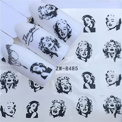 YANLINMY Nagelsticker Designs Nagel-Kunst-Aufkleber Wassertransfer Nagel spitzt Aufkleber DIY. Zubehör-Schönheit…