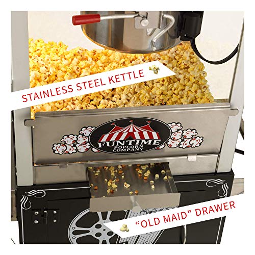Image of Funtime Palace Popper 8 OZ Commercial Bar Style Popcorn Popper Machine - FT824PP
