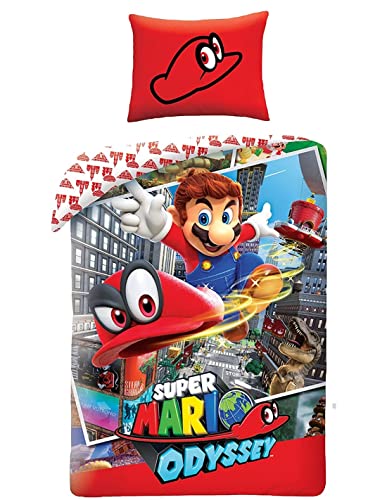 Halantex Bettwasche 140x200 +70x90 Super Mario Bros Cover