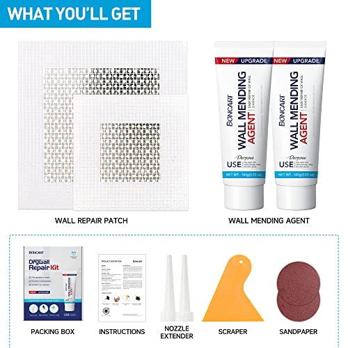 image for BONCART Spackle Wall Repair Kit, Drywall Repair Patch Kit,Wall Mending