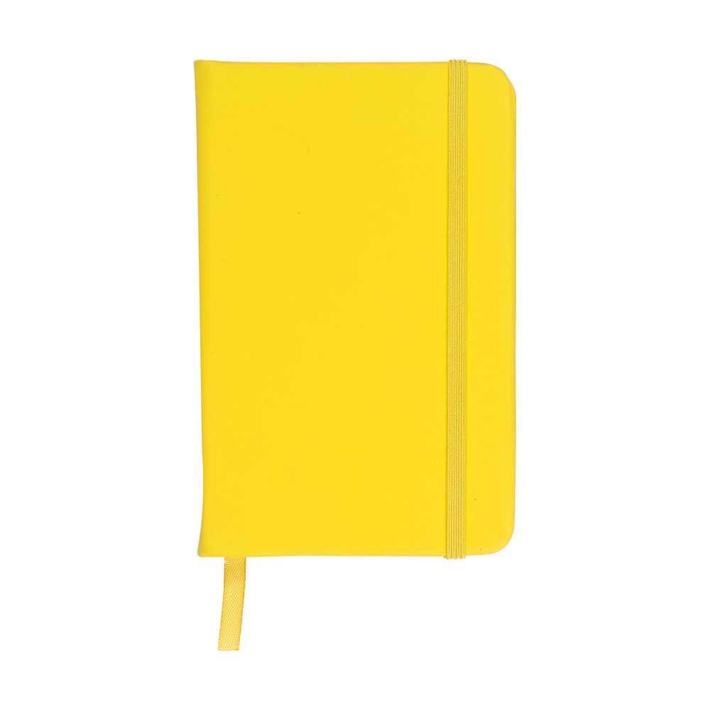 eBuyGB A5 Coloured Hardback Lined Paper Notebook, Yellow