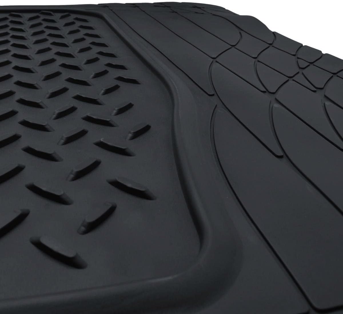 PIC AUTO Heavy Duty Rubber Trunk Cargo Liner Floor Mats, Trimmable to Fit for Car, SUV, Van, Trucks (Large, Black) - Image 6