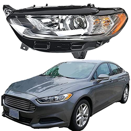 Headlight Replacement for 2013-2016 Ford Fusion 4Door Sedan Halogen Models Headlight Headlamp Left Driver Side