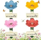 Bienentränke, 4 Stück Insektentränke für Garten, Bienentränke für den Garten Balkon, Blume Bienenrettung Zubehör für Bienens Schmetterlinge, Garten Terrasse Balkon Dekoration