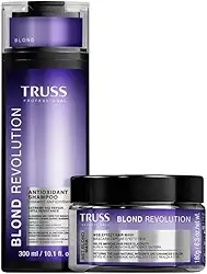 Blond Revolution Truss kit com Shampoo 300ml + Máscara 180g para Loiras