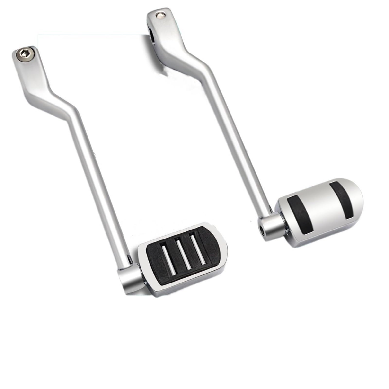 LKHJDBIY Shift Peg Motorcycle Heel Toe Shifter Fit for Harley Davidson Softail Springer Electra Glide Road King Fat Boy FLHX FLS Street CVO Heel Toe Shifter Levers(Chrome Set)