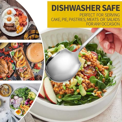 Cuchara para servir grande de acero inoxidable, ideal para compartir comidas en el hogar 7