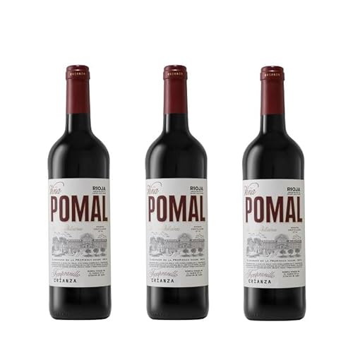 Viña Pomal Crianza, Vino Tinto Do Rioja, 100 Por 100 Tempranillo, 75 Cl Paquete De 3 Viña Pomal Crianza, Vino Tinto Do Rioja, 100 Por 100 Tempranillo, 75 Cl Paquete De 3