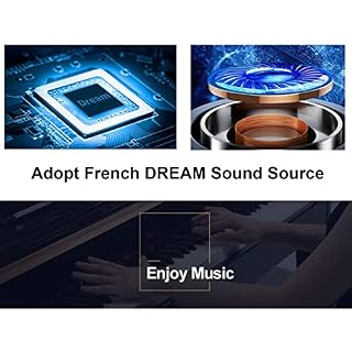 Clavier de piano numérique à 88 touches avec tabouret, support de meuble, piano numérique domestique USB/MIDI for débutant et professionnel (Color : White_Without light) - Les Beatles, Paul McCartney, John Lennon, RIngo Starr, George Harrison Clavier de piano numérique à 88 touches avec tabouret, support de meuble, piano numérique domestique USB/MIDI for débutant et professionnel (Color : White_Without light) – Image 4