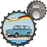 Hochwertiger DDR- Flaschenöffner, mit Magnet für den Kühlschrank, für die Werkstatt, für das nächte Bierchen beim Treffen oder als Deko für die Sammler-Ecke. Made in Germany.