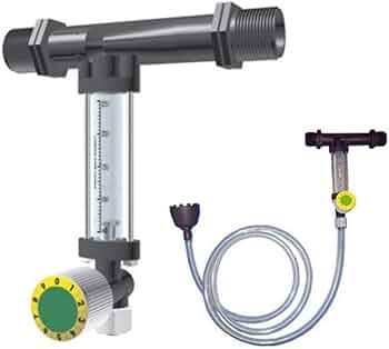 Venturi injector, 32 9 mm. Maximale irrigatiehoeveelheid 6.000 l/h. Maximale meststofdebiet 260 liter bij 3 bar. buitendraad, 1 inch (3 cm), professionele meststofinjector, gemaakt in Spanje