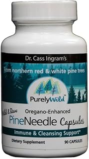 Dr. Cass Ingram Wild Pine Needle Capsules with Spruce, Black Cumin & Oregano - Immune Support & Respiratory Wellness Supplement - 90 Count