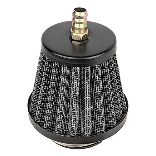 Redcap 39Mm Air Filter With Nipple For 90Cc 110Cc 125Cc Dirt Pit Bike Gy6 50Cc Qmb139 Moped Scooter Off Road Motorcycle Atv Quad Xr50 Crf50 Crf70 Xr Crf Klx Apollo X Rfz Ssr Lifan (Black) #TOP1