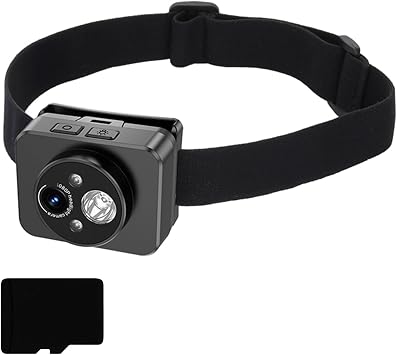 UncleS Night Sights Sports Recorder 1080P Head Mounted Camera Headlamp Camera For Adventurou Activity Photography Head Mounted