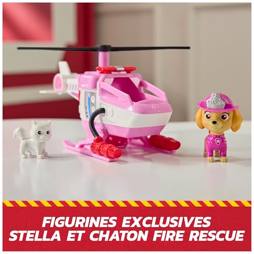 Figurines et véhicule Paw Patrol Pat’Patrouille Fire Rescue Stella - vue 10